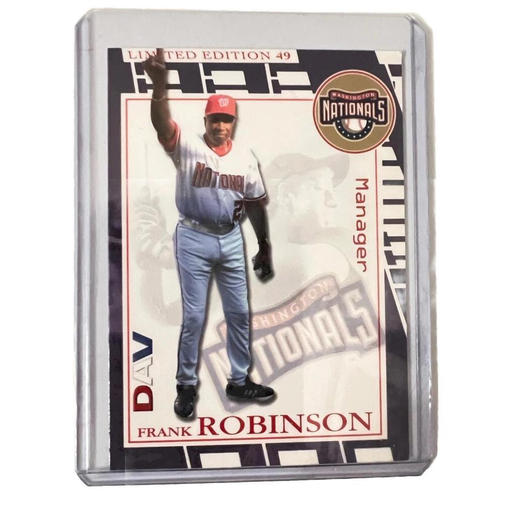 Frank Robinson DAV Limited Edition #49 Manager Washington Nationals Baseball Car